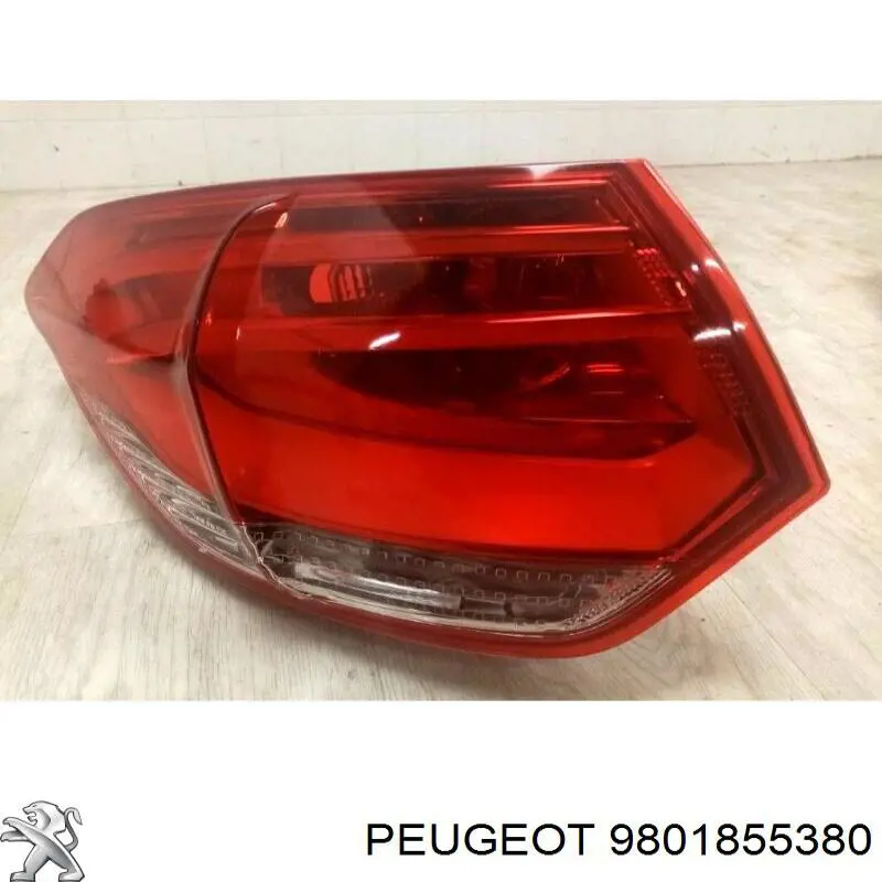 Задня ліва зовнішня фара Peugeot/Citroen 9801855380 ціна, від 205.83 USD