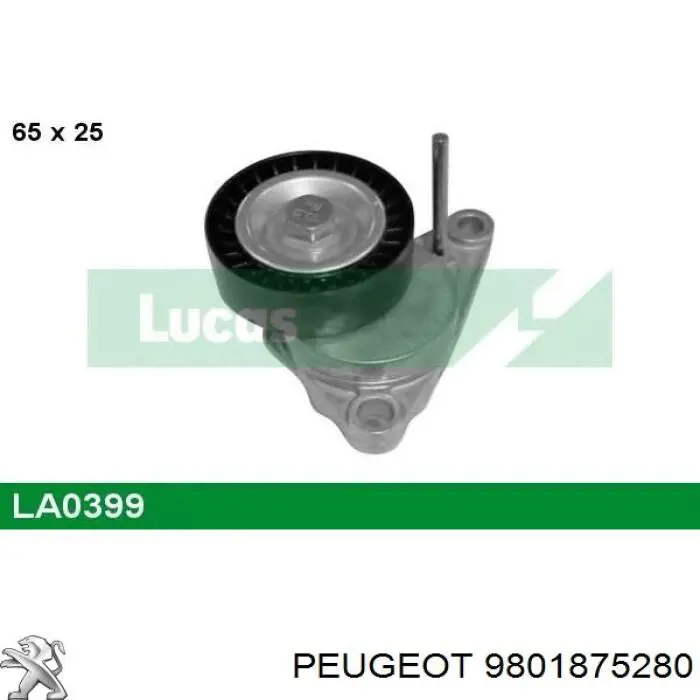 Купити 9801875280 Peugeot/Citroen Натягувач приводного ременя