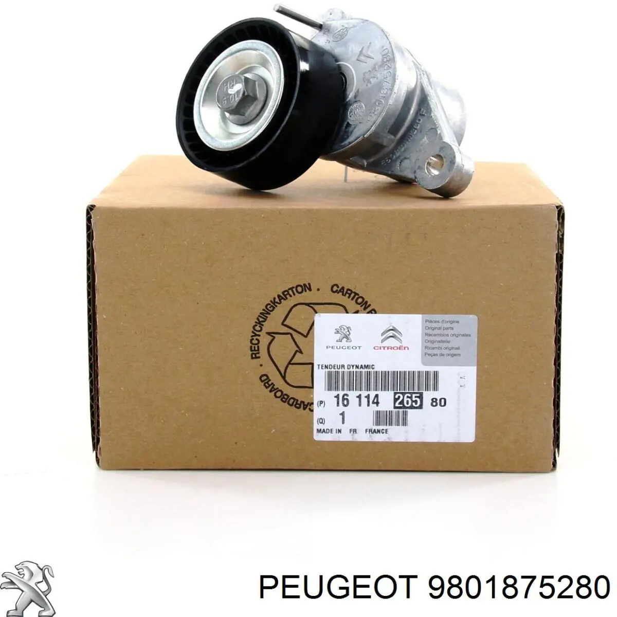 Натягувач приводного ременя Peugeot/Citroen 9801875280