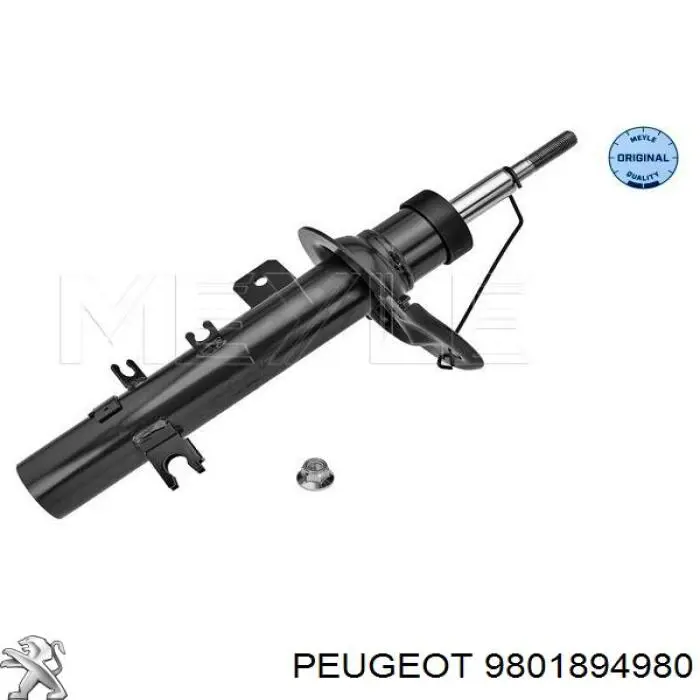 Амортизатор передній, правий Peugeot/Citroen 9801894980 ціна, від 67.89 USD