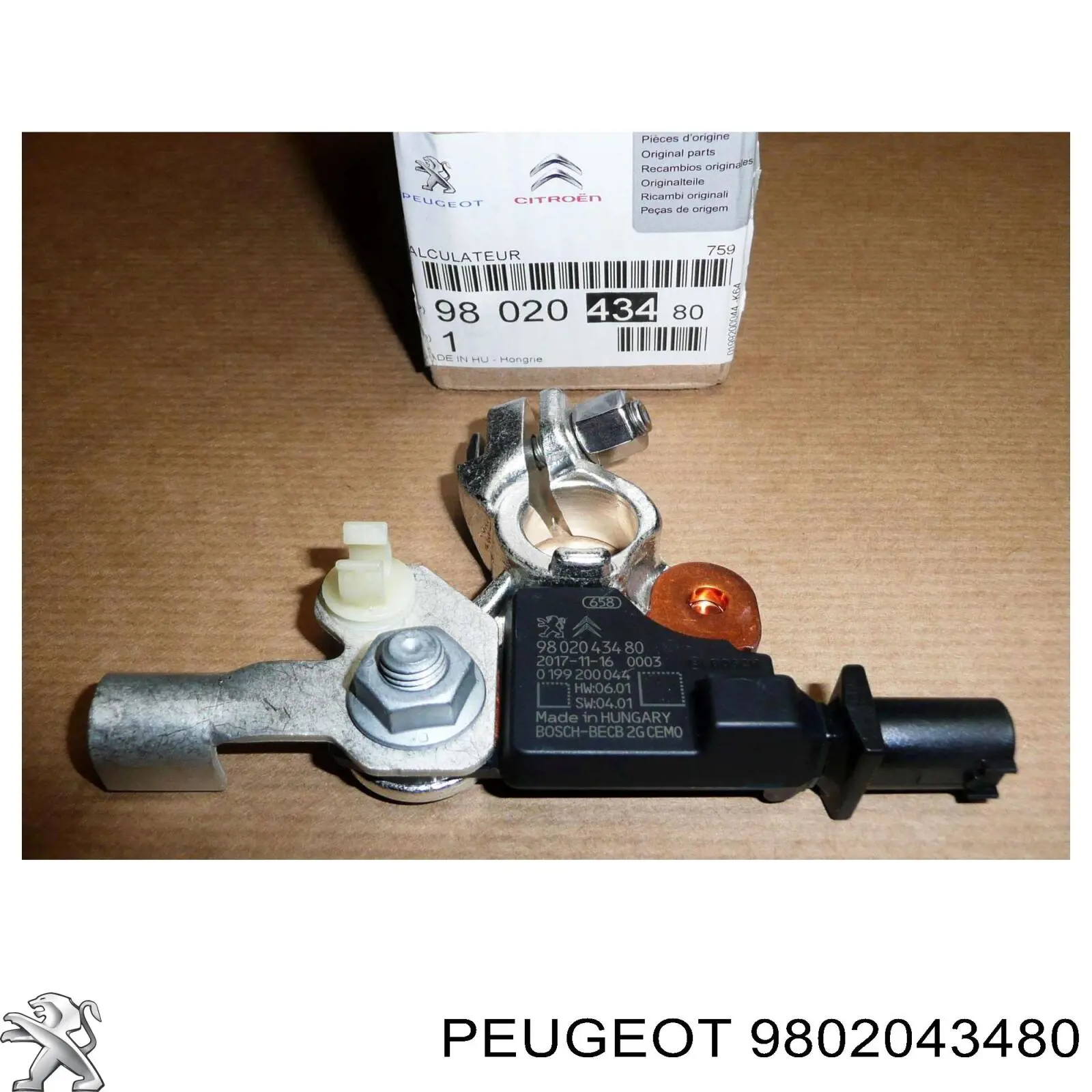  Peugeot/Citroen 9802043480 ціна, від 124.71 USD