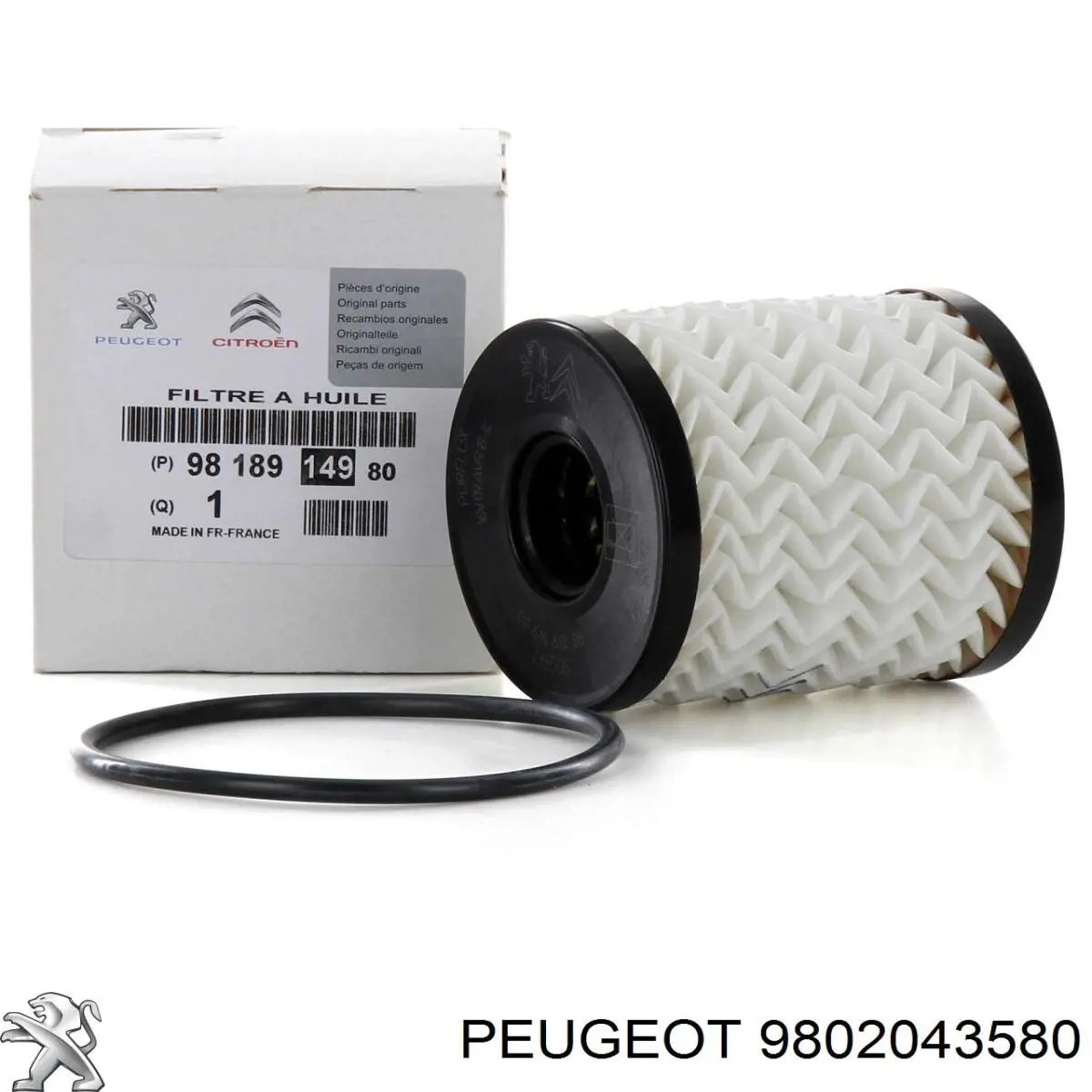 9802043580 Peugeot/Citroen реле контролю заряду акб