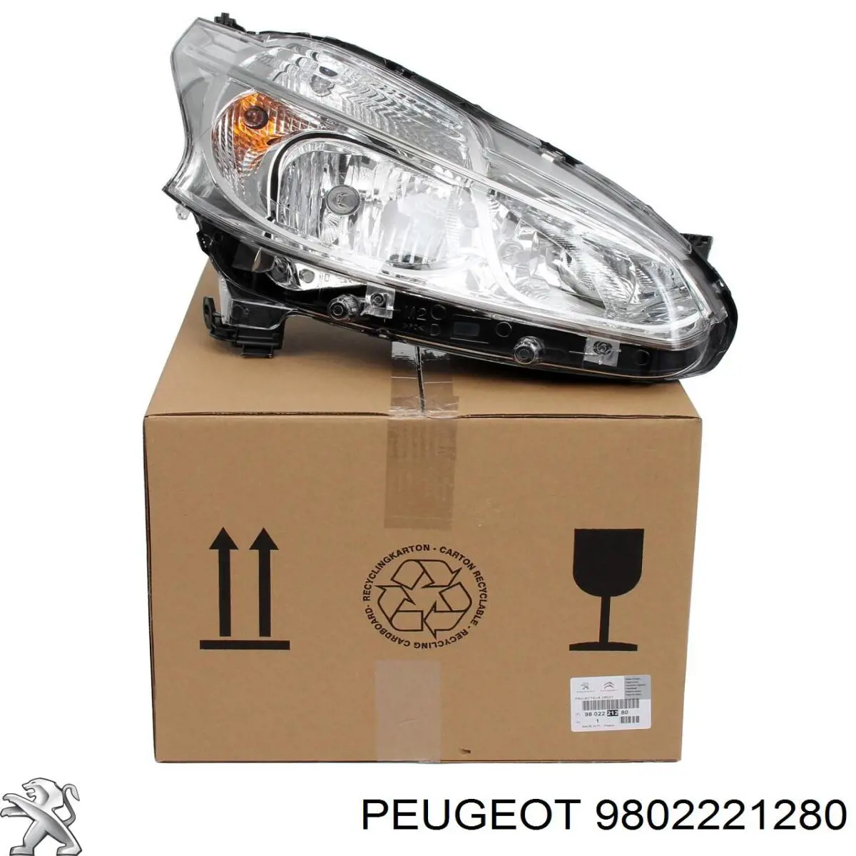 9802221280 Peugeot/Citroen фара права