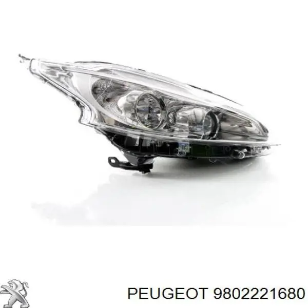9802221680 Peugeot/Citroen Основна фара - вставка