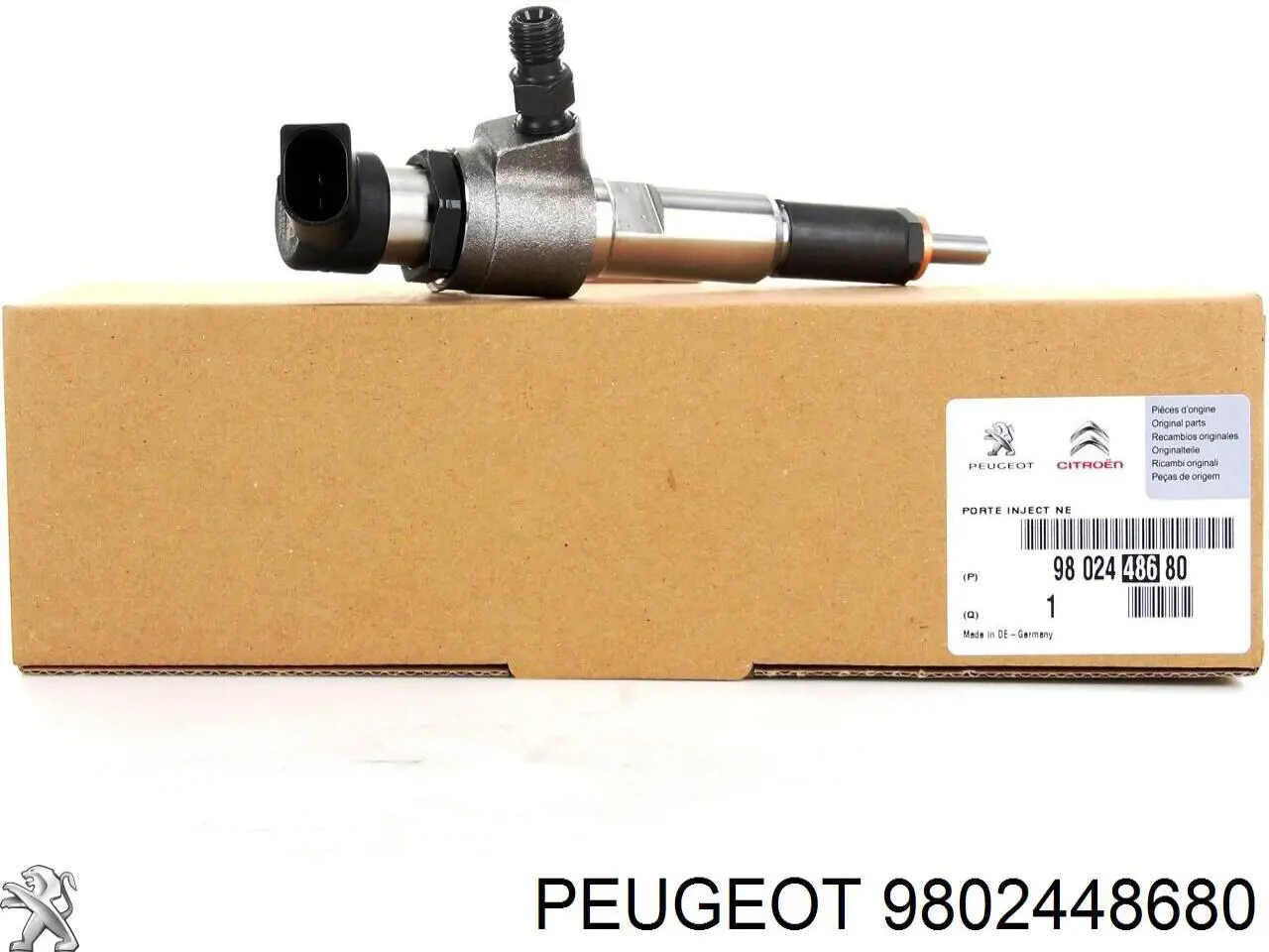 Купити 9802448680 Peugeot/Citroen Форсунка дизельна в зборі, розпилювач + тримач