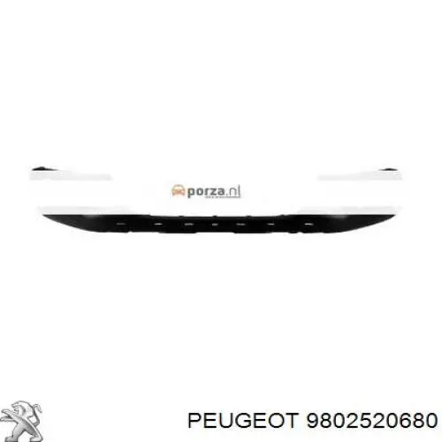 9802520680 Peugeot/Citroen Бампер передній в зборі