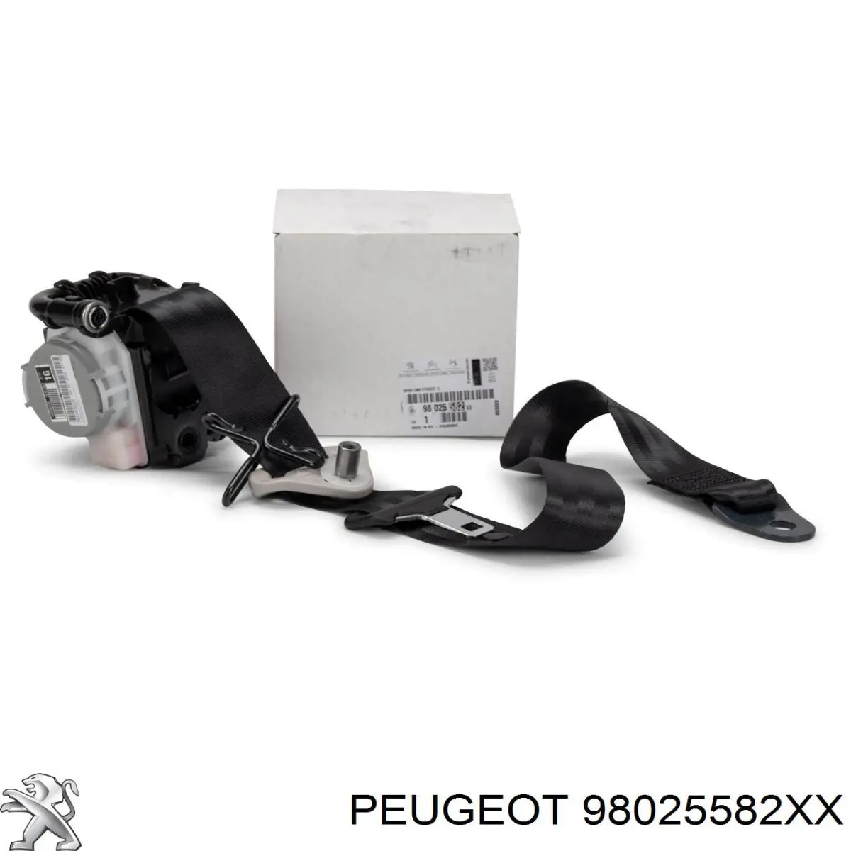 98025582XX Peugeot/Citroen Пасок безпеки передній лівий