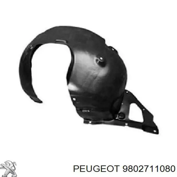 9802711080 Peugeot/Citroen Підкрилок переднього крила, правий