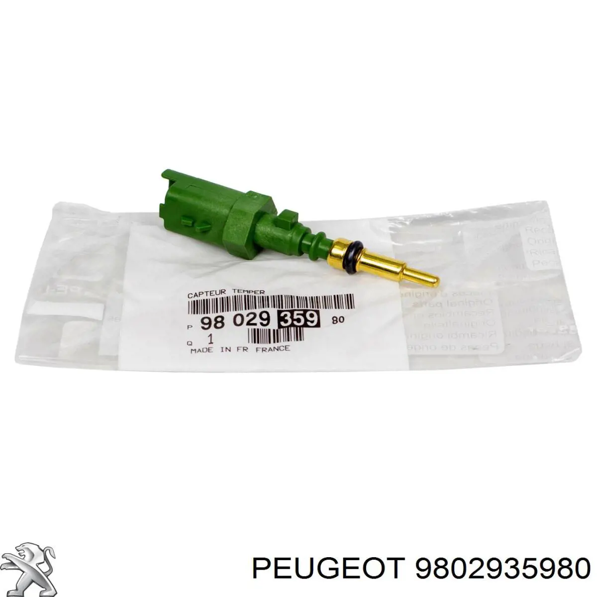 9802935980 Peugeot/Citroen Покажчик температури охолоджуючої рідини