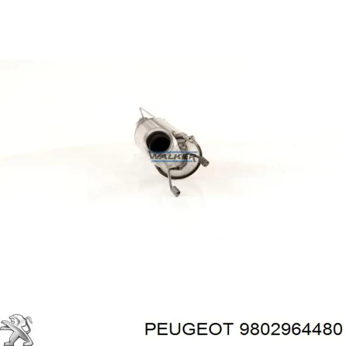 Фільтр системи відпрацьованих газів Peugeot/Citroen 1608523980 ціна, від 403.01 USD