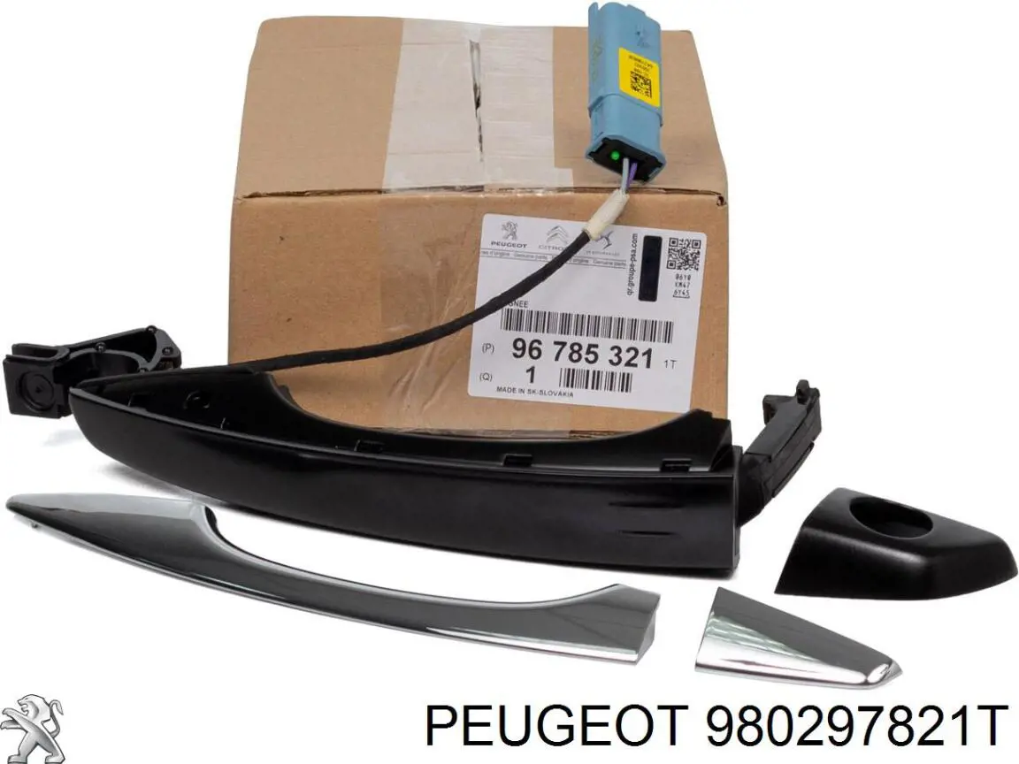 Ручка задньої двері зовнішня права Peugeot/Citroen 980297821T ціна, від 32.22 USD