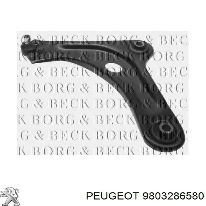 Купити 9803286580 Peugeot/Citroen Лівий важіль передній нижній підвіски