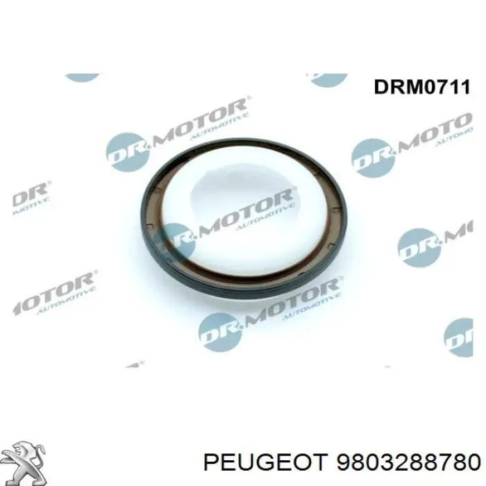 Сальник коленвала двигуна, передній Peugeot/Citroen 9803288780 ціна, від 14.75 USD