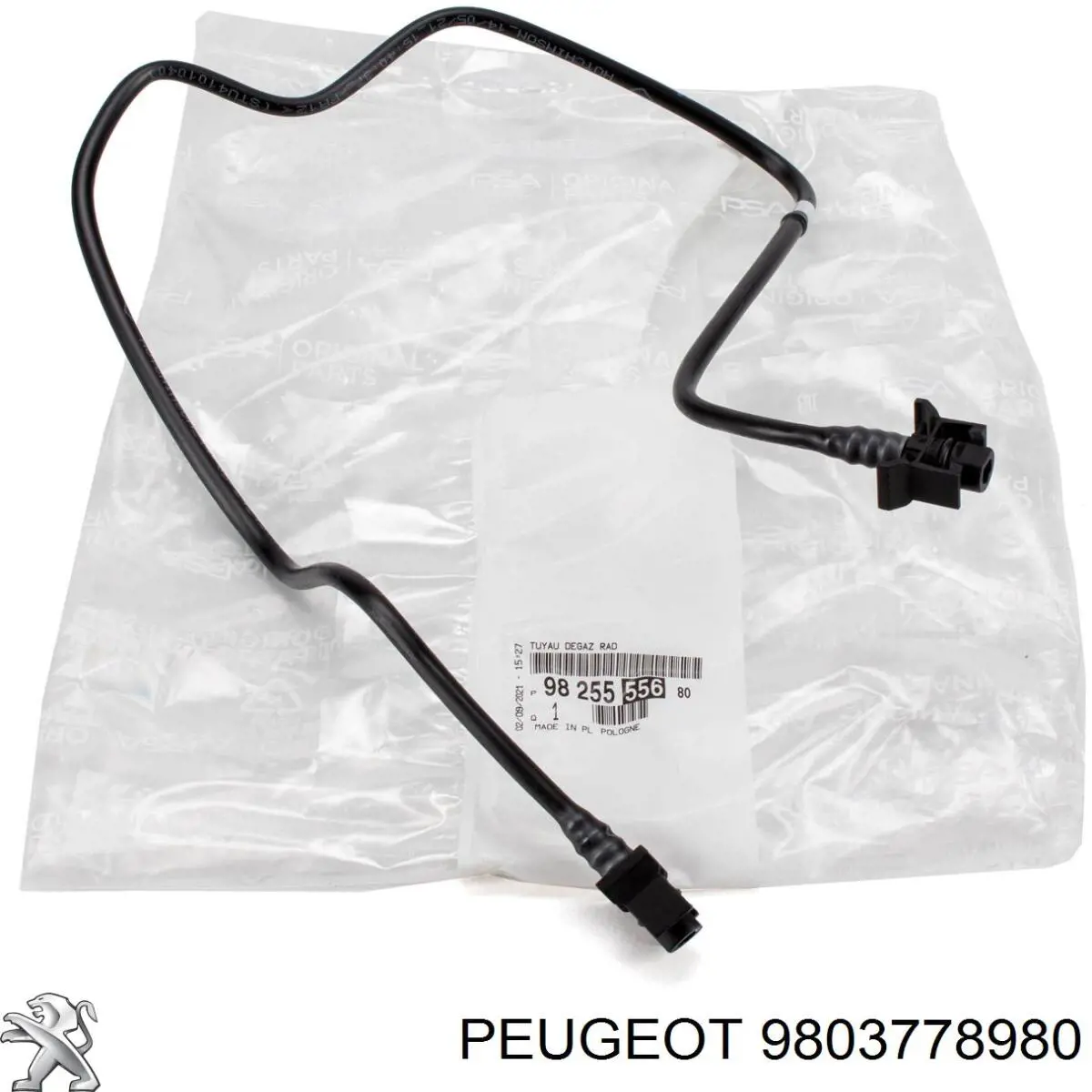 Кронштейн радіатора інтеркулера, лівий 9803778980 Peugeot/Citroen