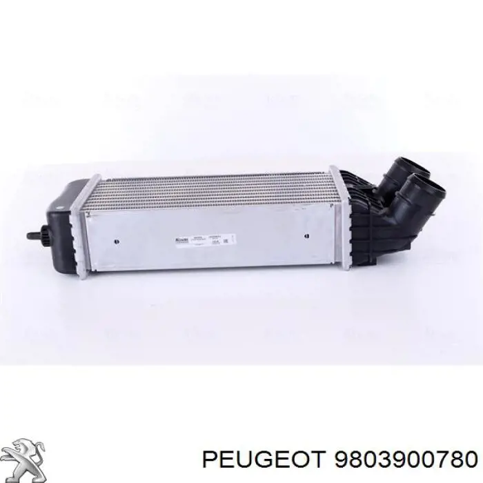 9803900780 Peugeot/Citroen радіатор интеркуллера