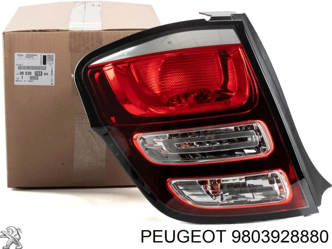Задня ліва зовнішня фара Peugeot/Citroen 9803928880 ціна, від 82.04 USD