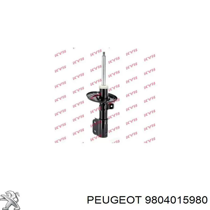 Буфер-відбійник амортизатора переднього + пильовик 9804015980 Peugeot/Citroen