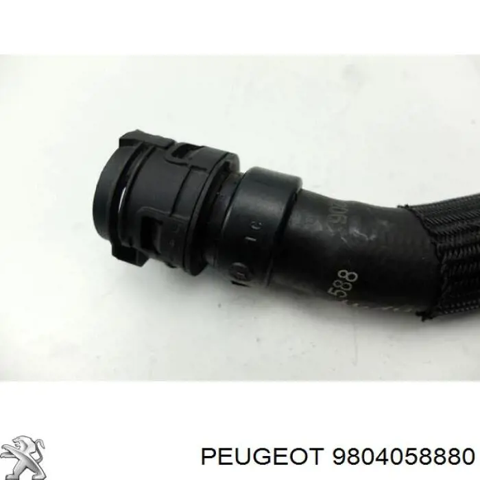 Шланг/патрубок радіатора охолодження, верхній 9804058880 Peugeot/Citroen