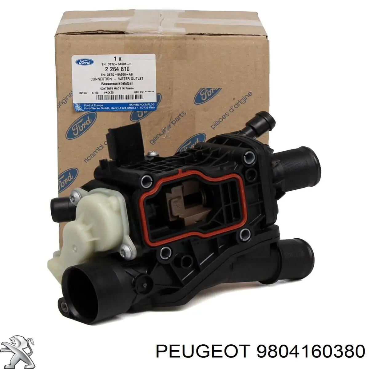 Корпус термостата 9804160380 Peugeot/Citroen
