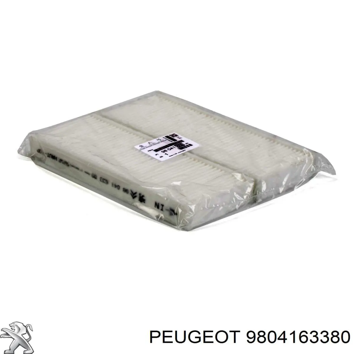9804163380 Peugeot/Citroen Внутрішньосалонний фільтр