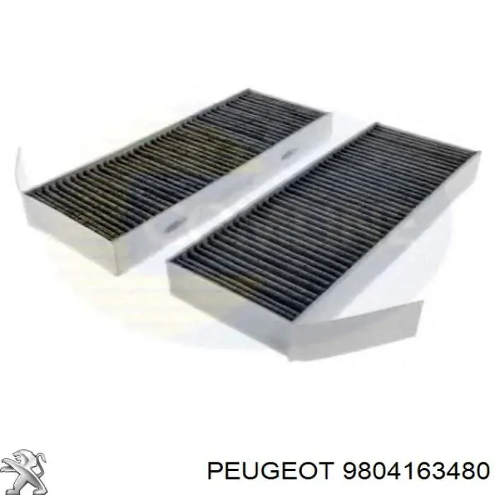 Фільтр повітряний обігрівача Peugeot/Citroen 9804163480 ціна, від 20.73 USD