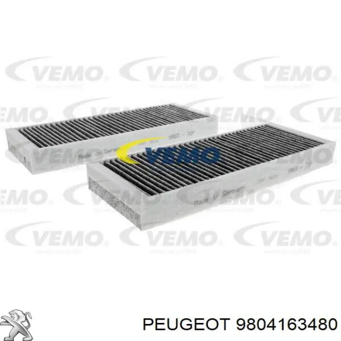 Купити 9804163480 Peugeot/Citroen Фільтр салону вугільний