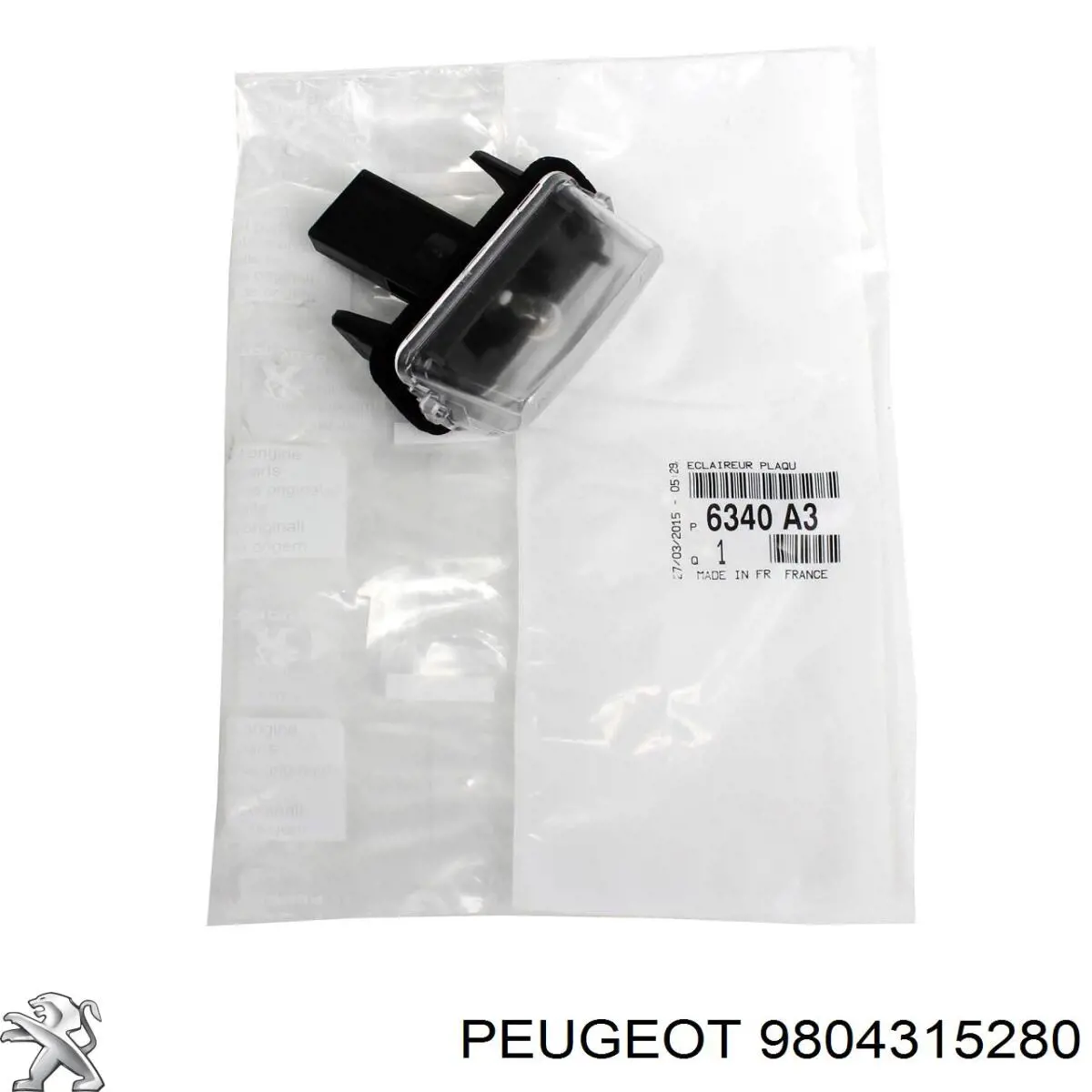 Лівий катафот заднього бампера Peugeot/Citroen 9804315280 ціна, від 19.78 USD