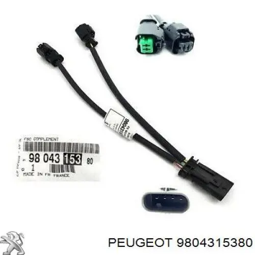 Провід датчика температури охолоджувальної рідини 9804315380 Peugeot/Citroen