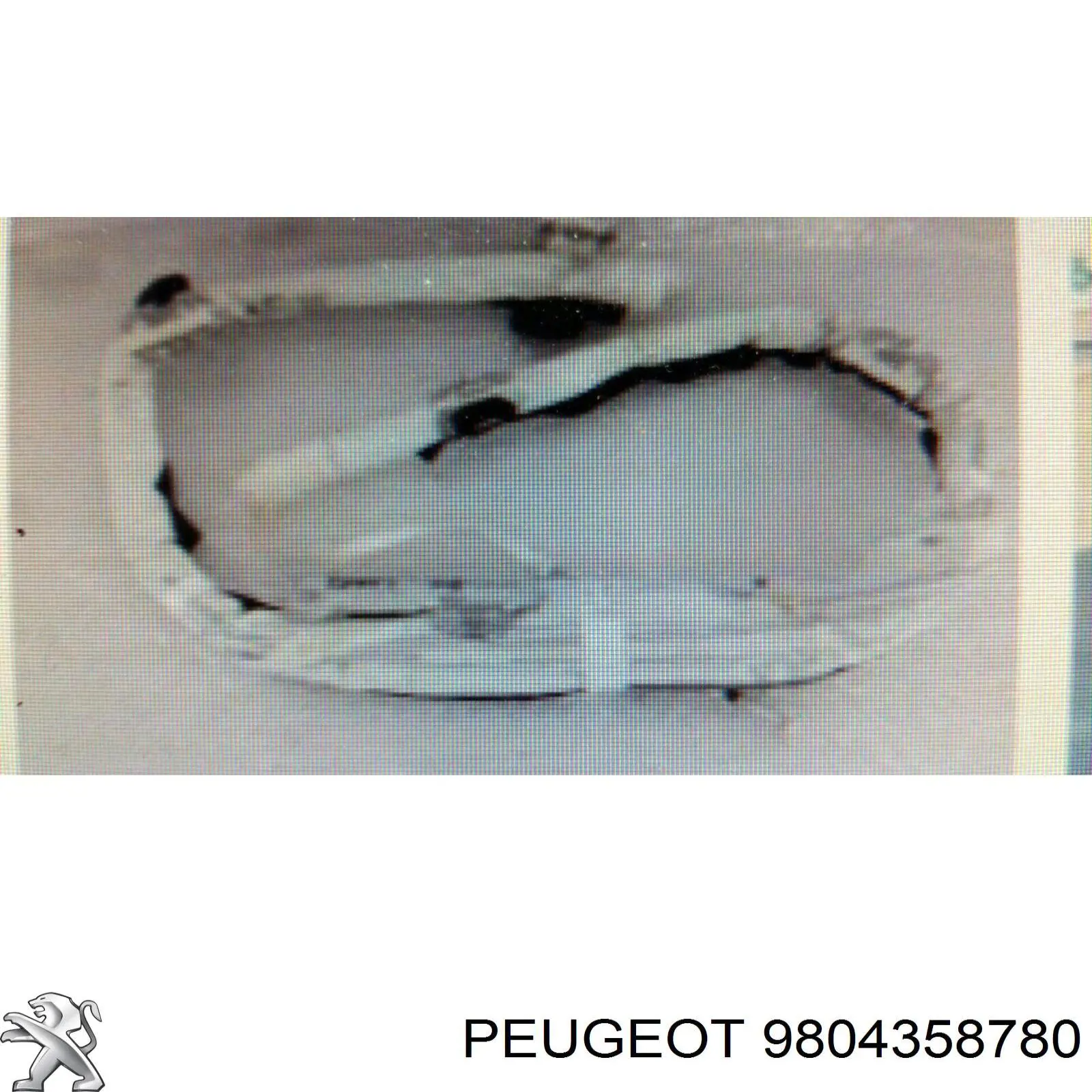 9804358780 Peugeot/Citroen Подушка безпеки, збоку, права, AIRBAG