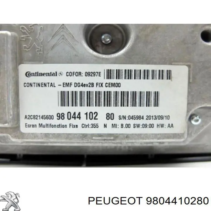 9804410280 Peugeot/Citroen Бортовий комп'ютер