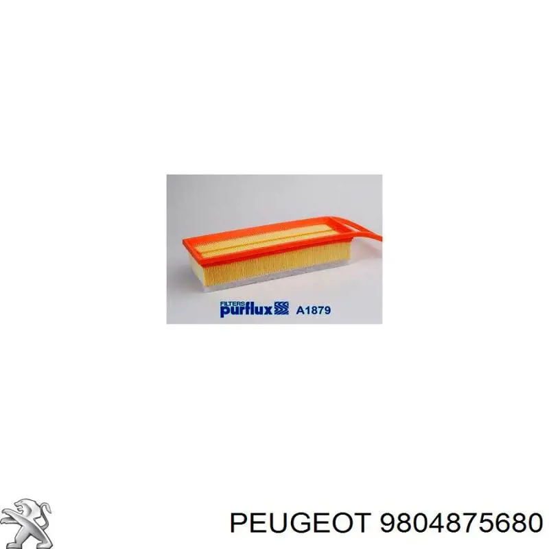 9804875680 Peugeot/Citroen Повітряний фільтр двигуна