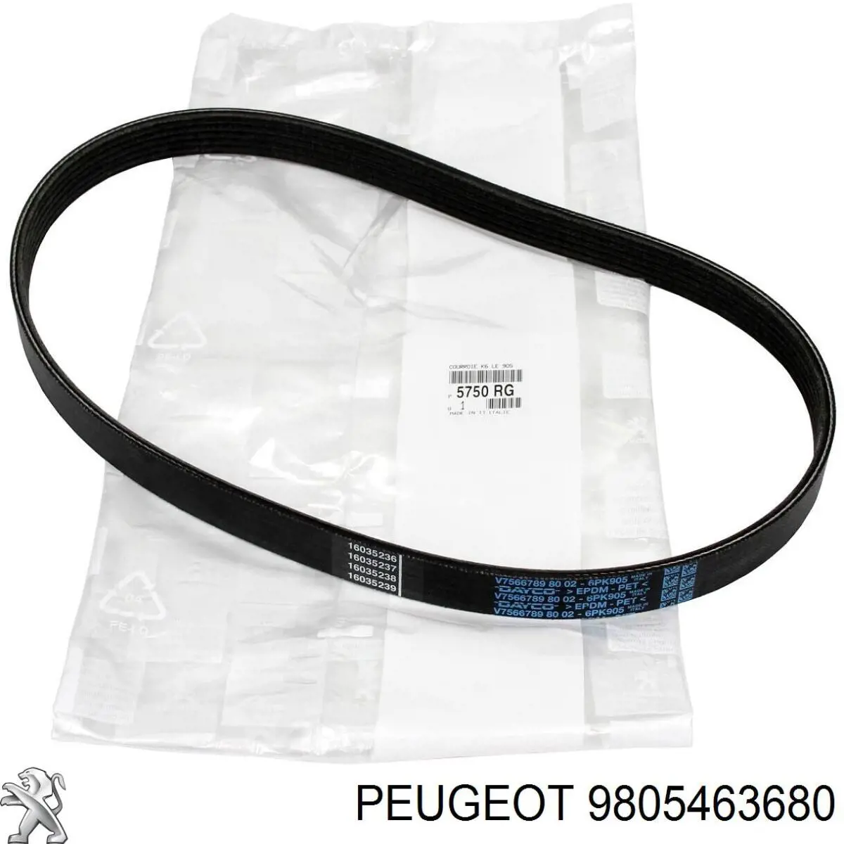 Клиновий ремінь Peugeot/Citroen 9805463680 ціна, від 14.92 USD