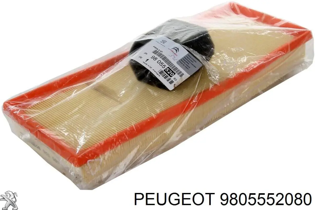 9805552080 Peugeot/Citroen Повітряний фільтр двигуна