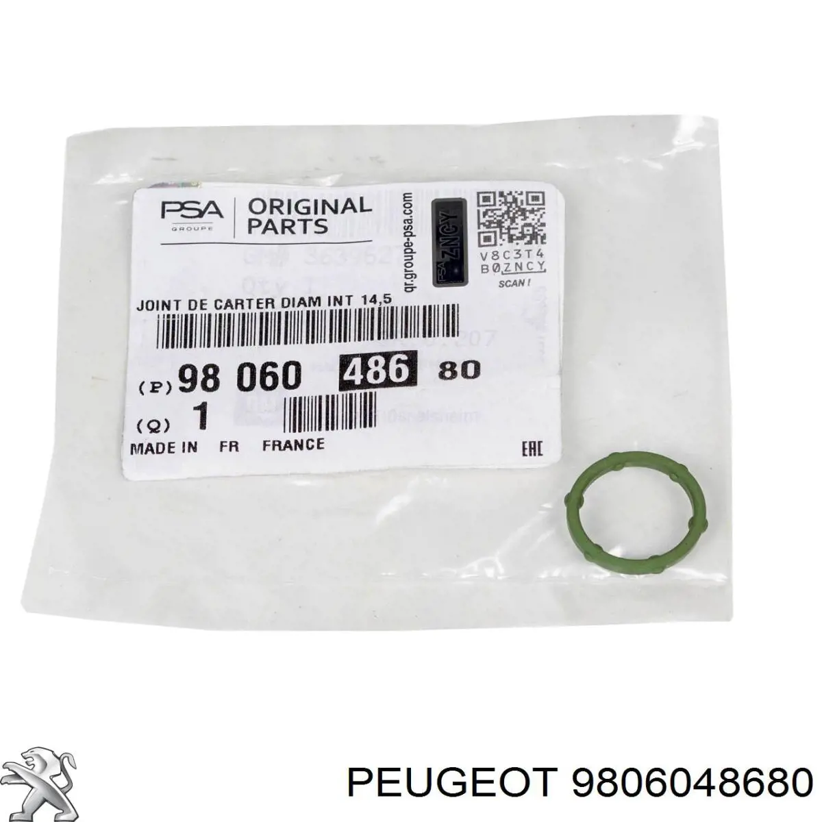 Купити 9806048680 Peugeot/Citroen Прокладка піддону картера двигуна