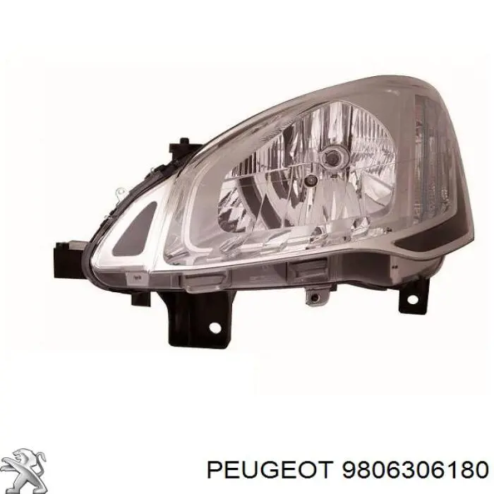 Купити 9806306180 Peugeot/Citroen Основна фара в зборі ліва