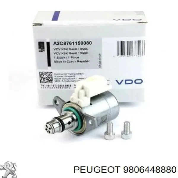 Регулятор тиску палива Peugeot/Citroen 9806448880