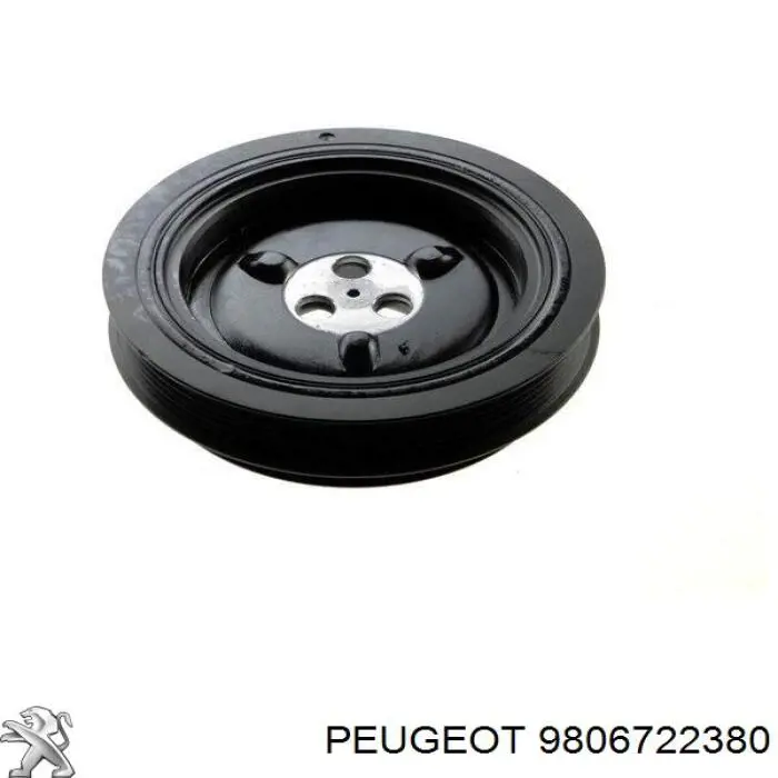 Купити 9806722380 Peugeot/Citroen Шків колінчастого вала