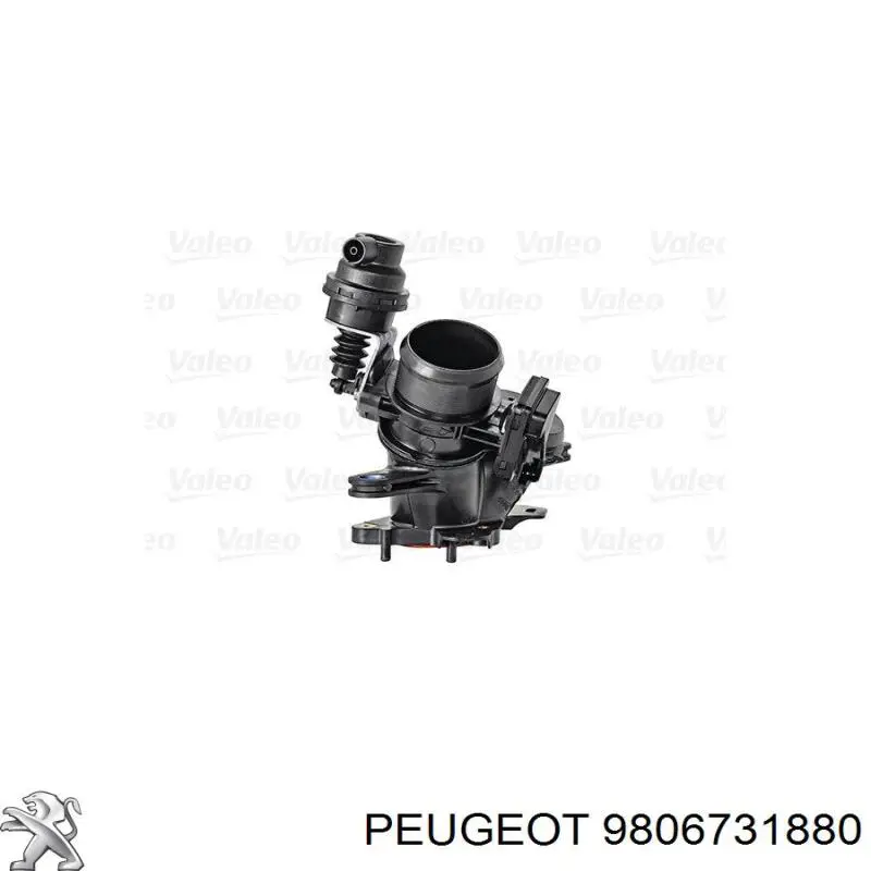 Заслінка повітряна Peugeot/Citroen 9806731880