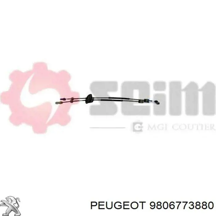 Трос перемикання передач, здвоєний Cofle 922CBPE016 ціна, від 66.61 USD