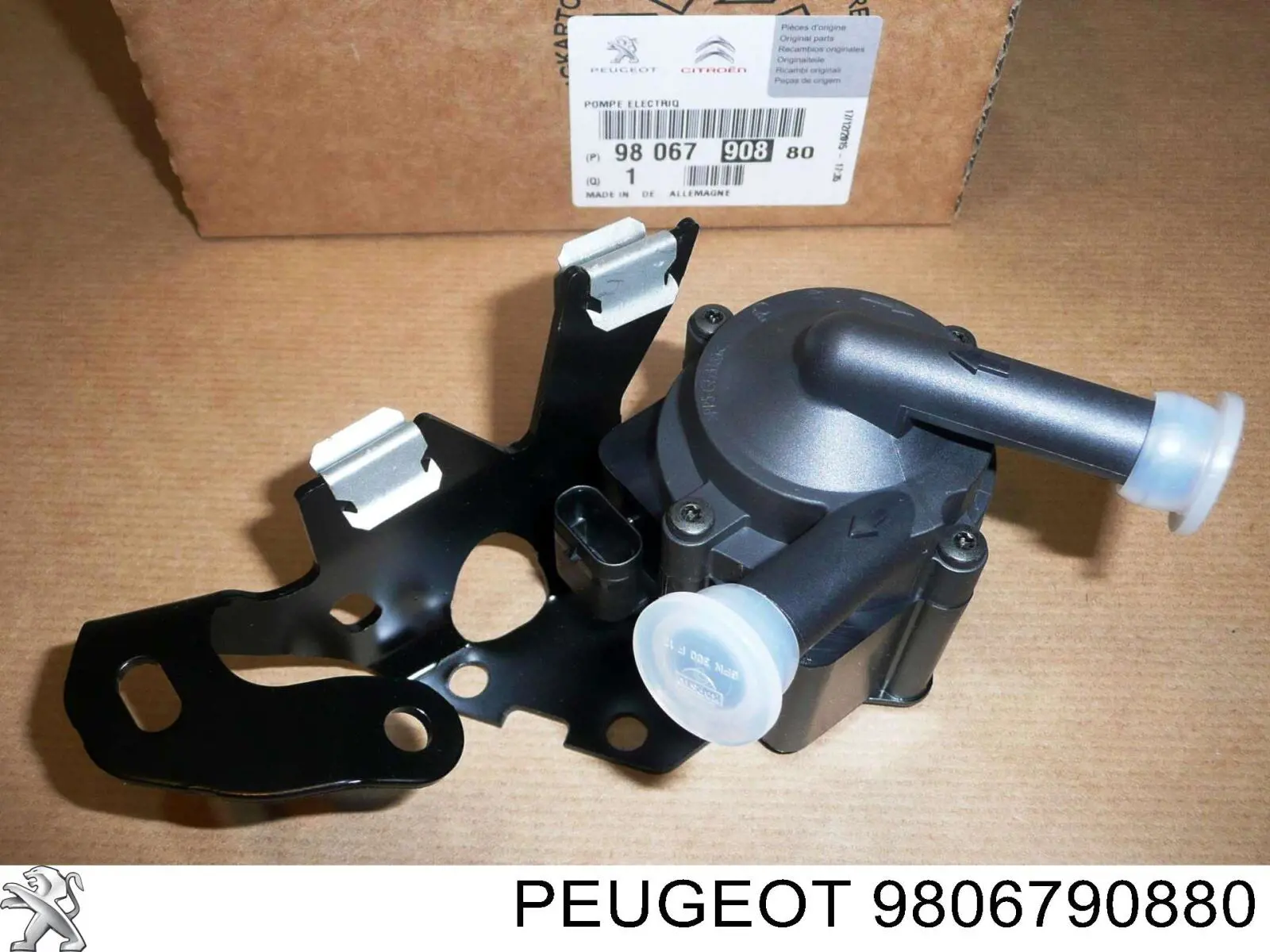 Помпа водяна, (насос) охолодження, додатковий електричний Peugeot/Citroen 9806790880