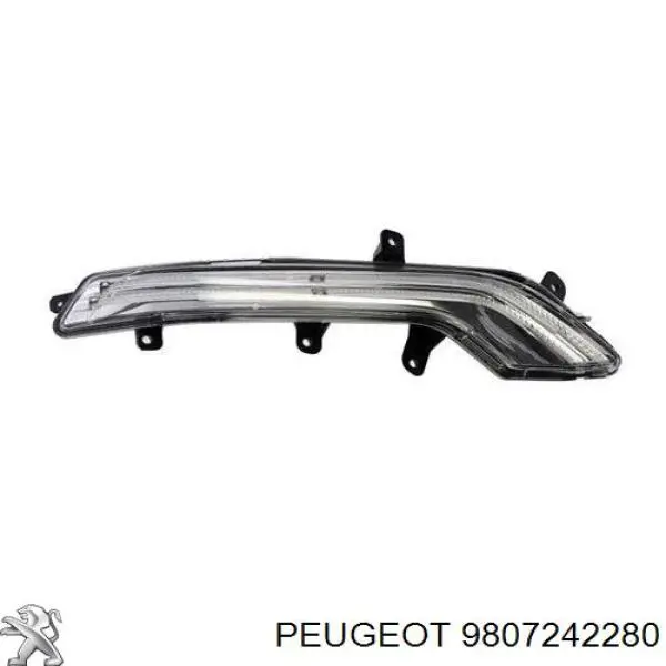 Фара денного світла, права Peugeot/Citroen 9807242280 ціна, від 321.36 USD