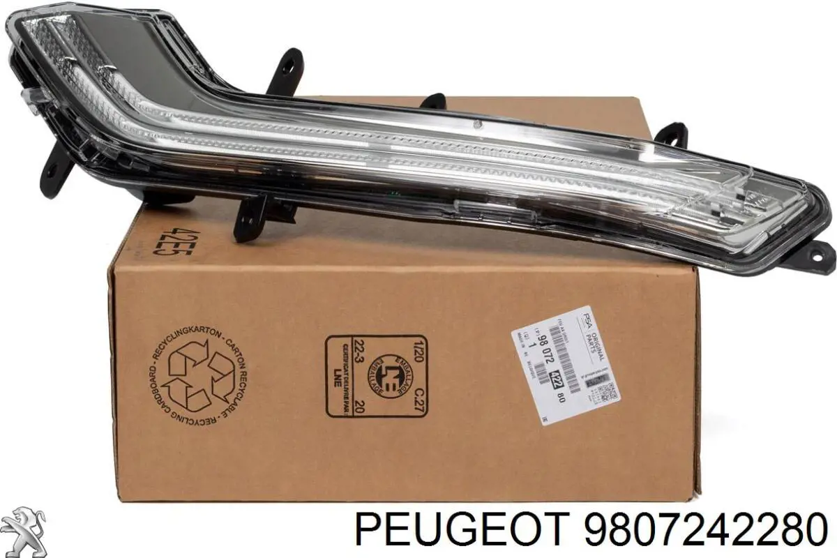 Купити 9807242280 Peugeot/Citroen Фара денного світла, права