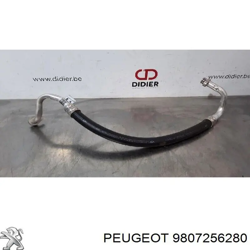 9807256280 Peugeot/Citroen Шланг кондиціонера, від компресора до радіатора