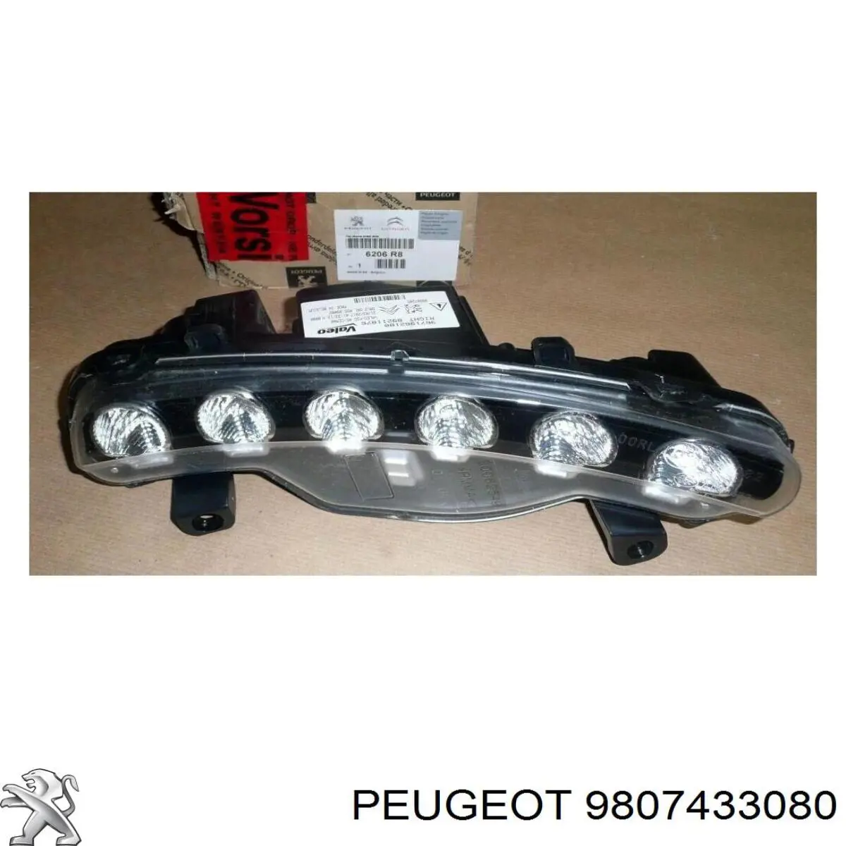 Фара денного світла, права Peugeot/Citroen 9807433080 ціна, від 227.25 USD