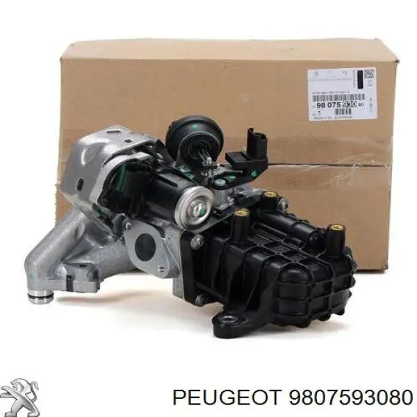 9807593080 Peugeot/Citroen клапан egr, рециркуляції газів