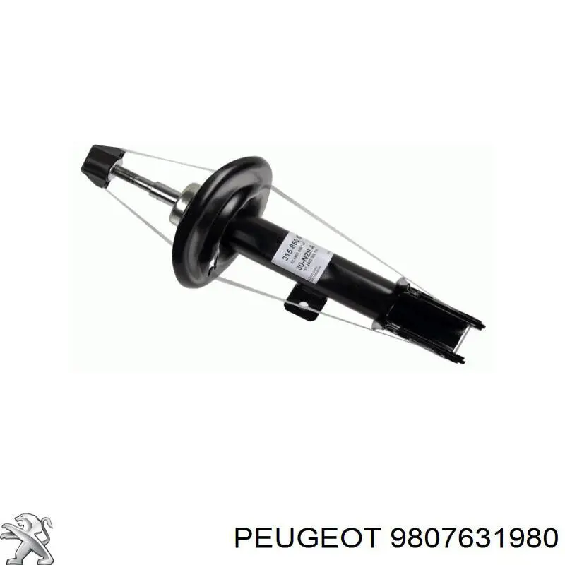 9807631980 Peugeot/Citroen Ліва передня стійка