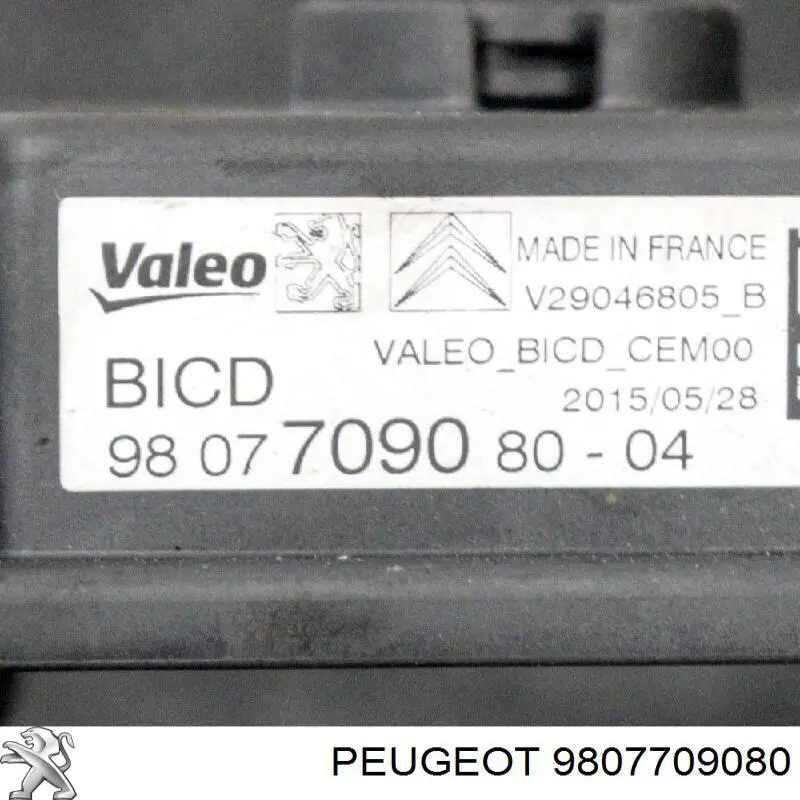 9807709080 Peugeot/Citroen Поріг зовнішній лівий