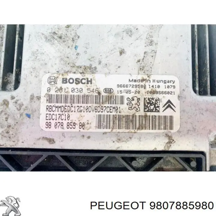  Peugeot/Citroen 9807885980