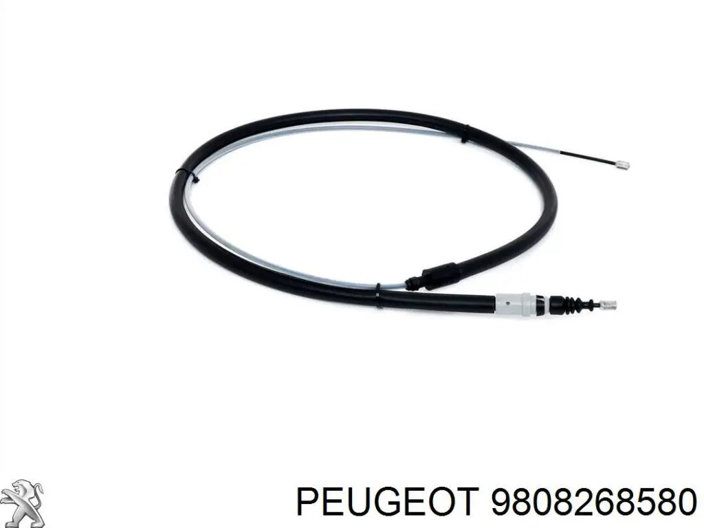 9808268580 Peugeot/Citroen Трос ручного гальма задній, правий/лівий