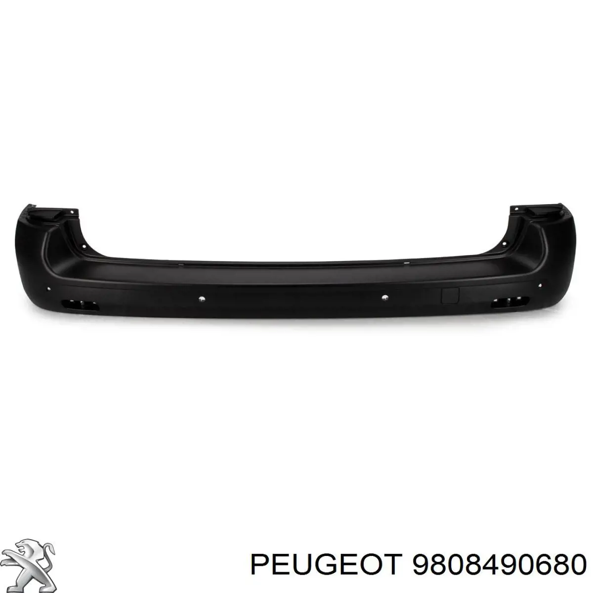 9808490680 Peugeot/Citroen Кронштейн бампера переднього, центральний